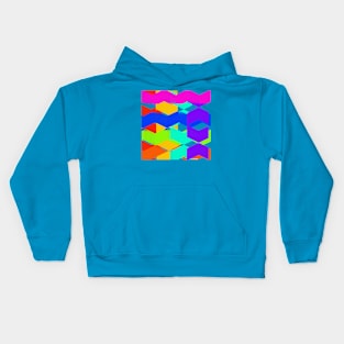 Color Zigzag #1 Kids Hoodie